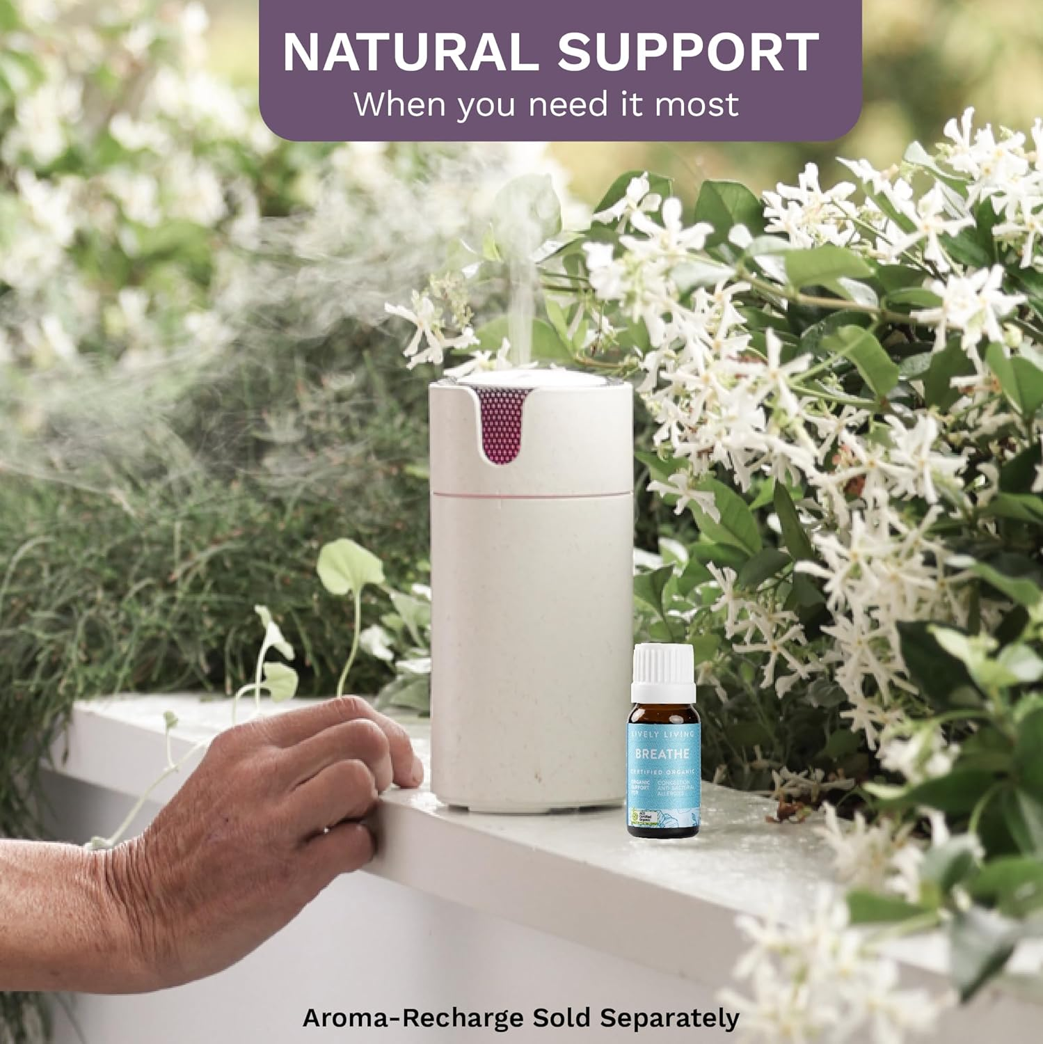 Lively Living Wellness Collection Essential Oils Trio - Energy, Citrus Blend, Australian Certified Organic Oil Set for Diffuser, Humidifier, Vaporizer image number 2