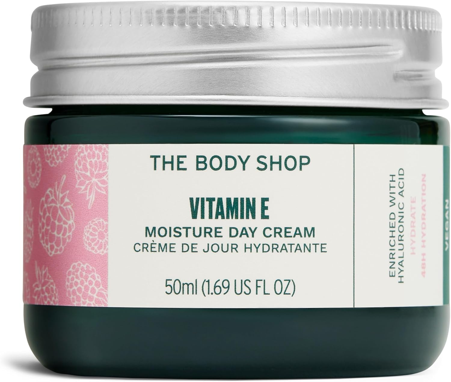 The Body Shop Vitamin E Moisture Cream &ndash; Fast Absorbing &ndash; Hydrates, Moisturizes and Protects &ndash; for All Skin Types &ndash; 3.4 Oz image number 4