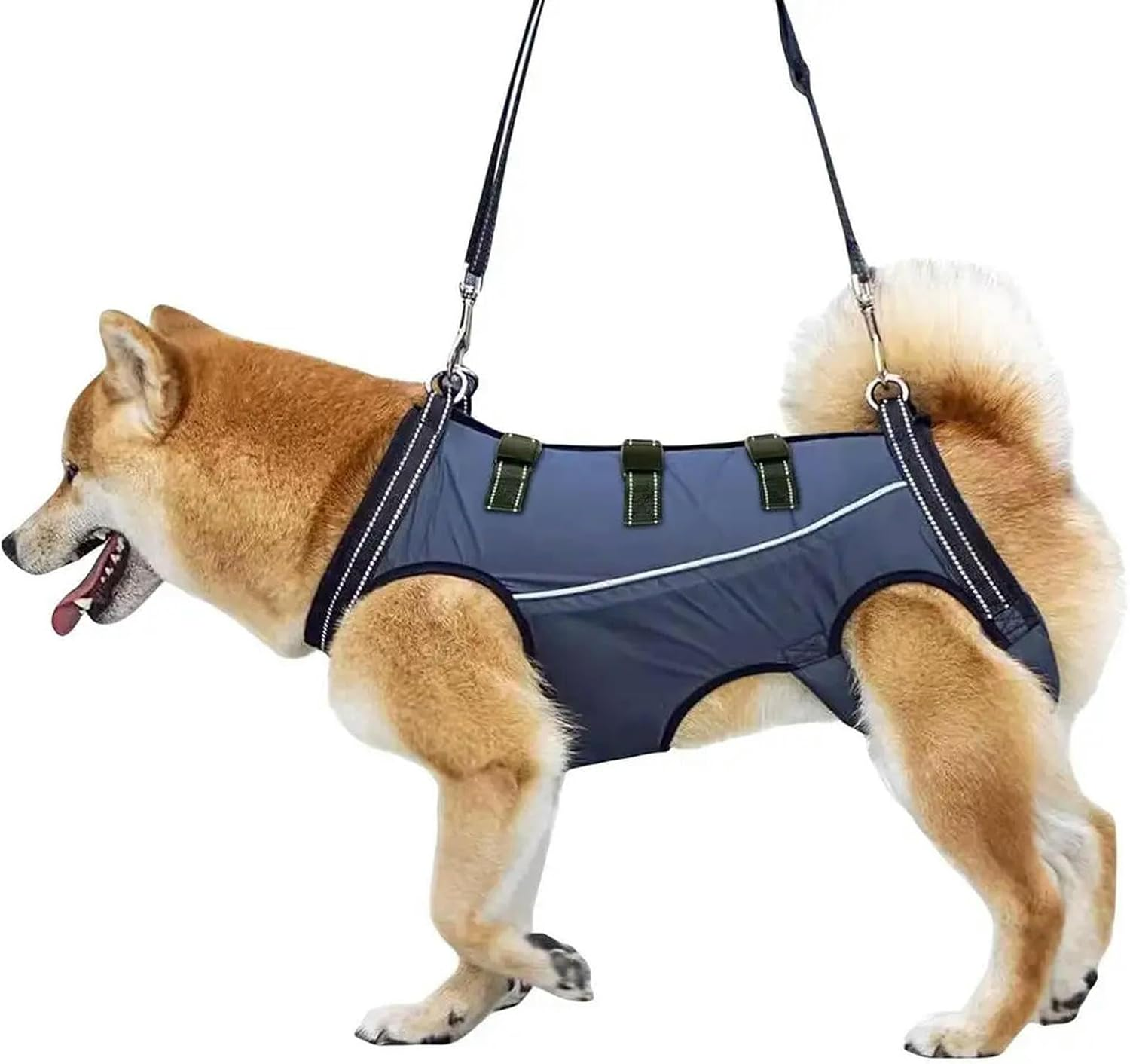 UOSIA Dog Lift Harness Dog Sling Carrier Injuries Dog Back Leg Support Sling Lightweight Adjustable Dog Auxiliary Belt Pet Walking Assist Sling for Elderly Dog