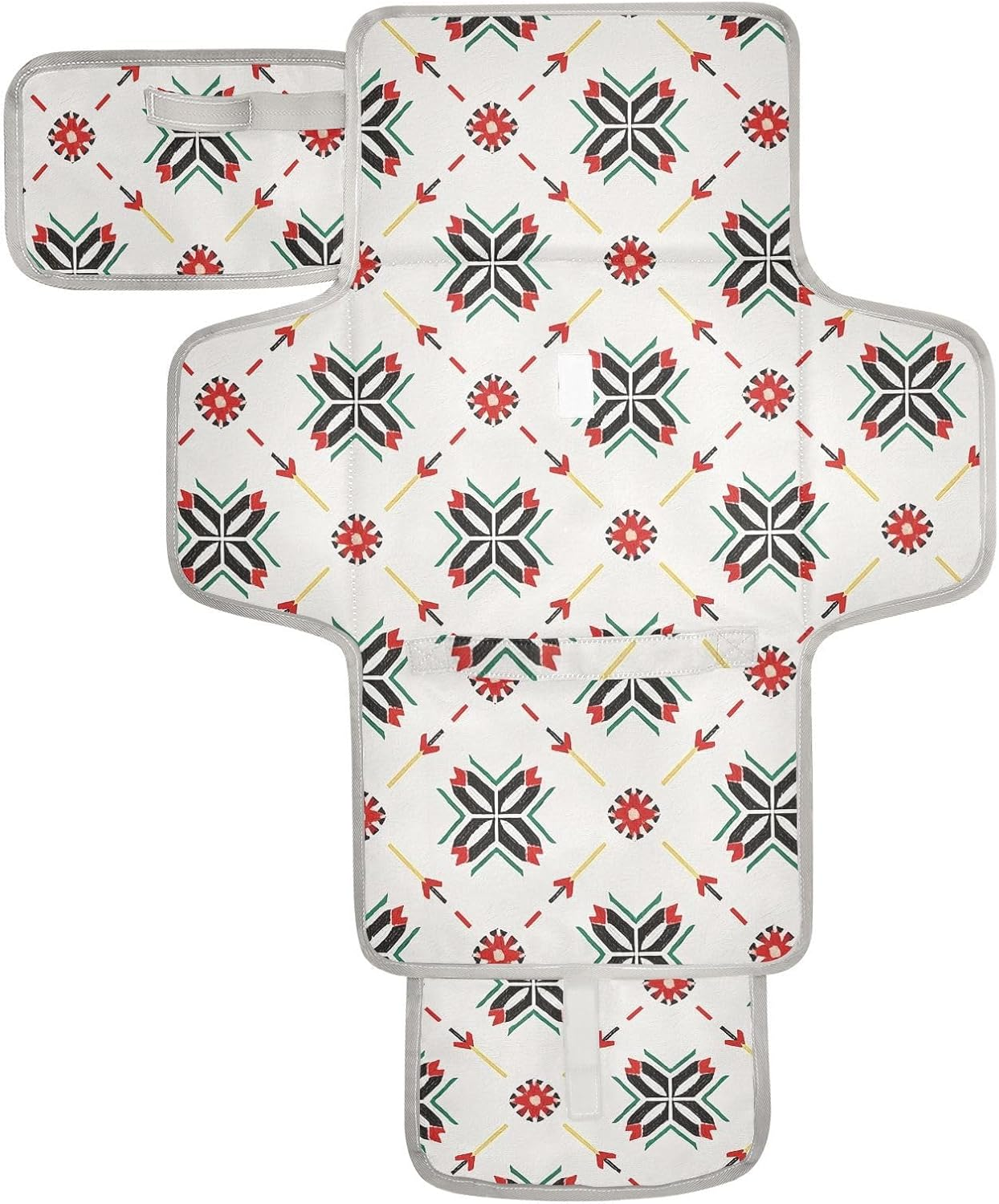 Reusable Changing Pad Covers with Tissue Pocket Boho Arrow Pattern Colorful Changing Pads for Changing Table with Built-In Pillow Cambiadores De Pa?Ales Para Bebes image number 4
