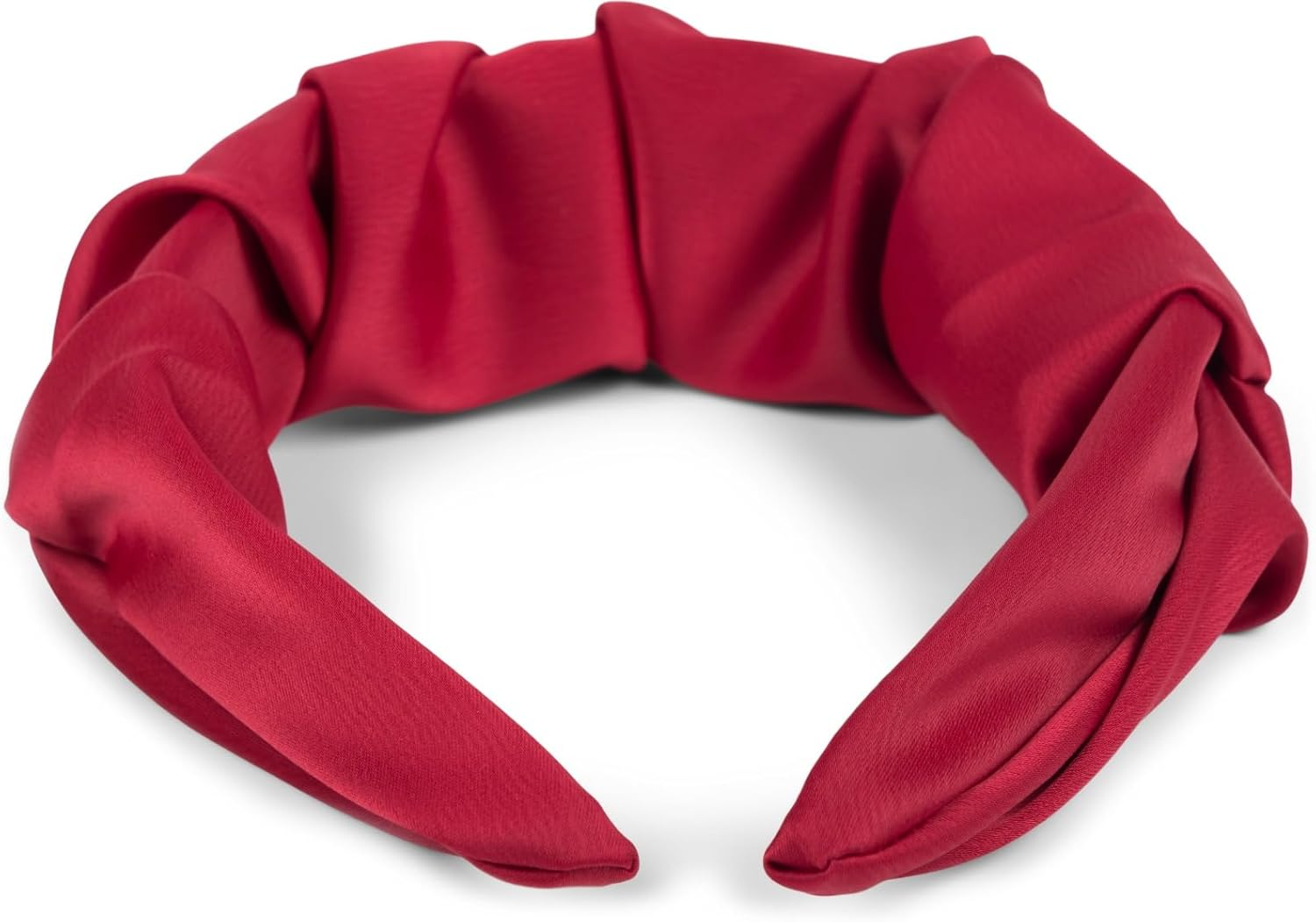 Stylebreaker 04027035 Women'S Headband with Shimmering Braided Surface in Ruffle Look, Hair Band, Colour: Powder Pink