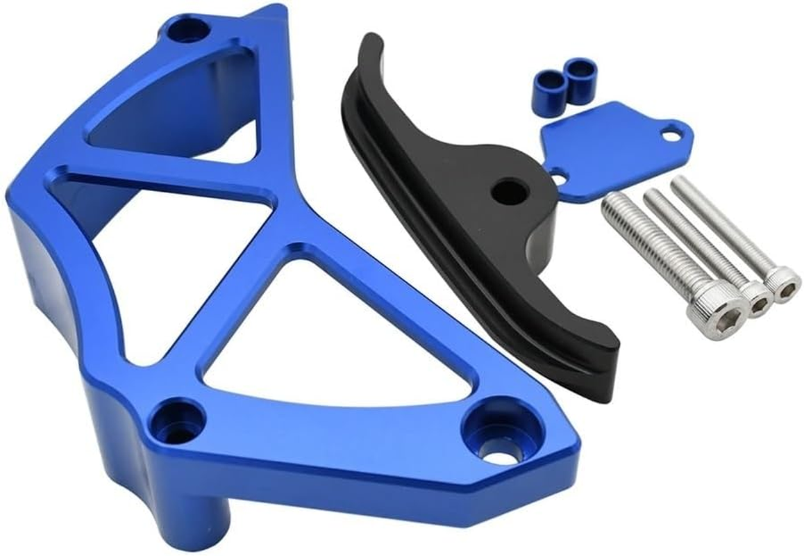 Fit for 790 890 Adventure S R 790 Duke 890 Duke 2019-2023 Motorcycle Front Sprocket Chain Cover Guard Sensor Protective Accessories(Orange Set)