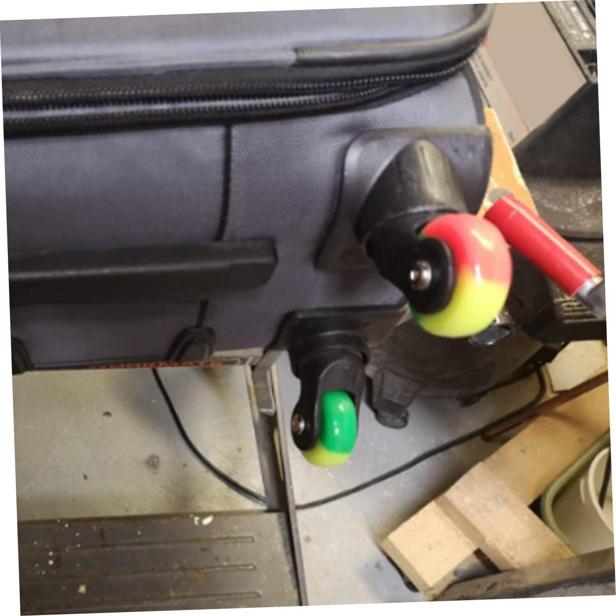 CHILDWEET 2Sets Mute Wheels for Suitcases Luggage Wheel Replacement Rubber Swivel Caster image number 5