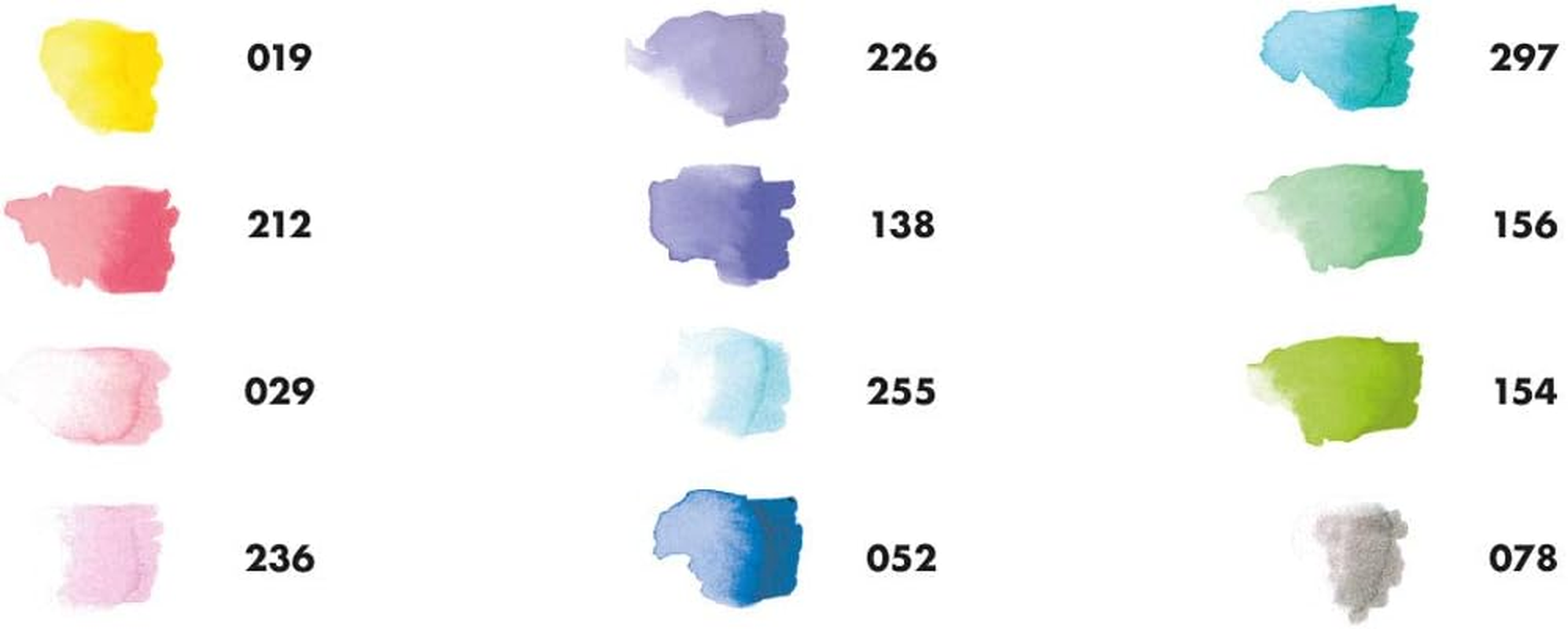 Marabu 014500000105 - Aqua Pen Graphix, Ice Ice Baby, Watercolour Felt Pens in Set with 12 Colours, Brilliant Colours, Water-Based Ink, with Double Tip, Watercolour Paper image number 2