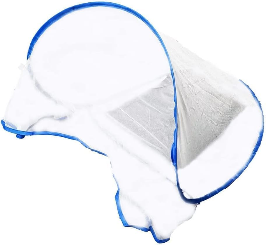 Portable Mosquito Net Tent, Folding Mosquito Head Net, Pop up Tent Netting for Bedding Camping Traveling Patio (1 Pack, Large), White image number 6