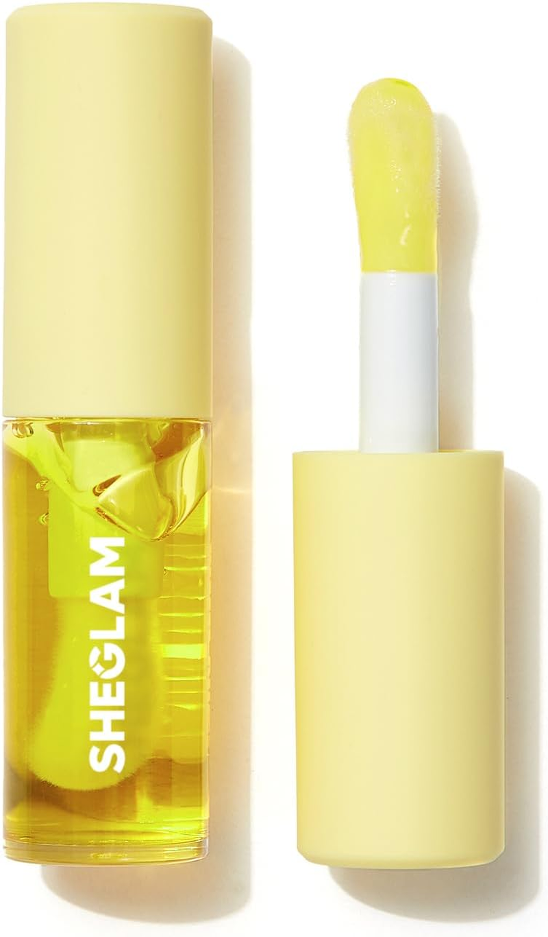 SHEGLAM Jelly Wow Hydrating Non-Sticky Lip Oil Moisturizing Plumping Lip Gloss - Berry Involved