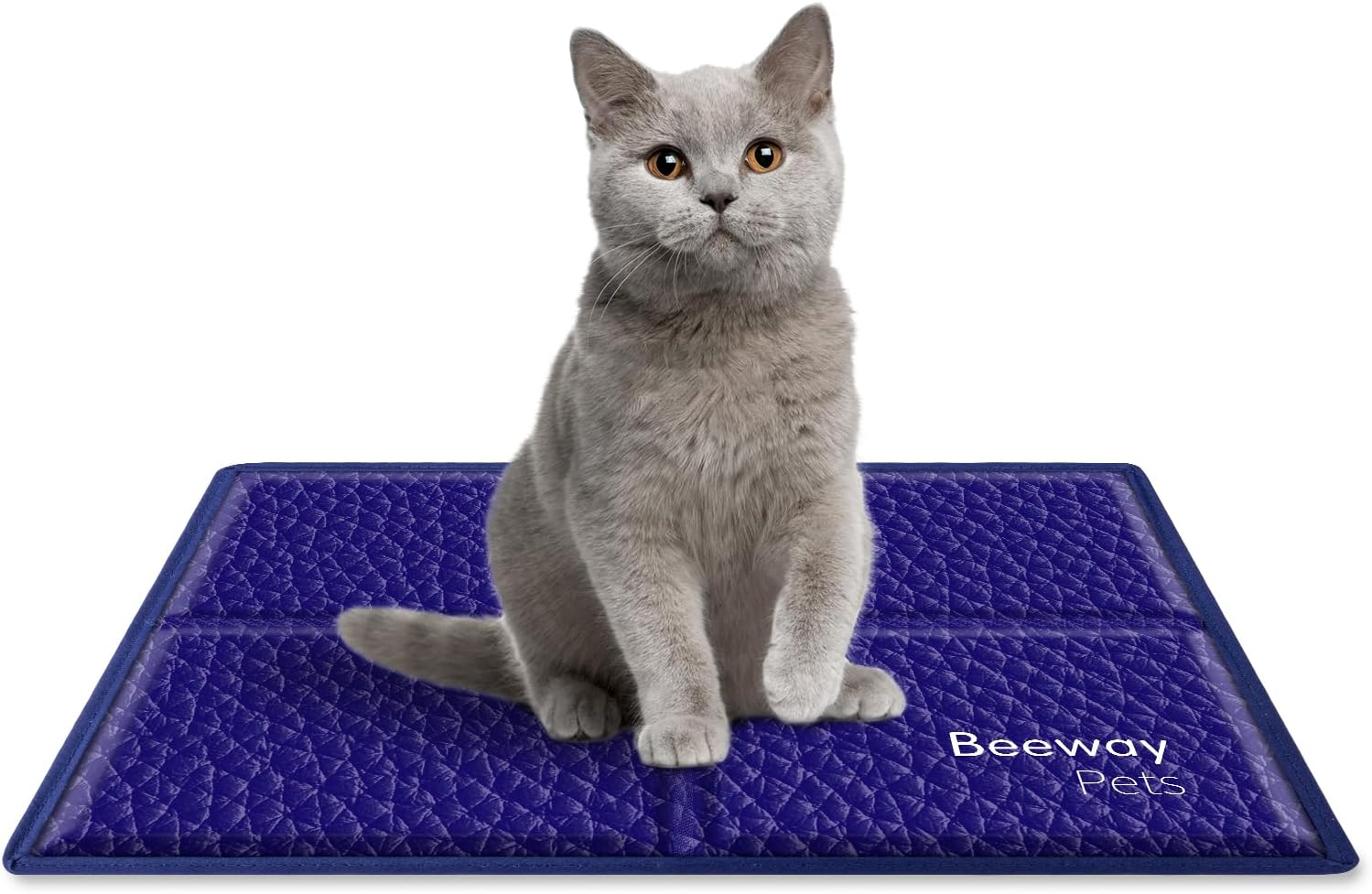 BEEWAY Cooling Mat for Dogs, Scratch-Resistant Aluminium Foil Material, Cooling Mat for Pets, Gel Pad for Dogs and Cats in Hot Summer - 40 X 30 Cm image number 3