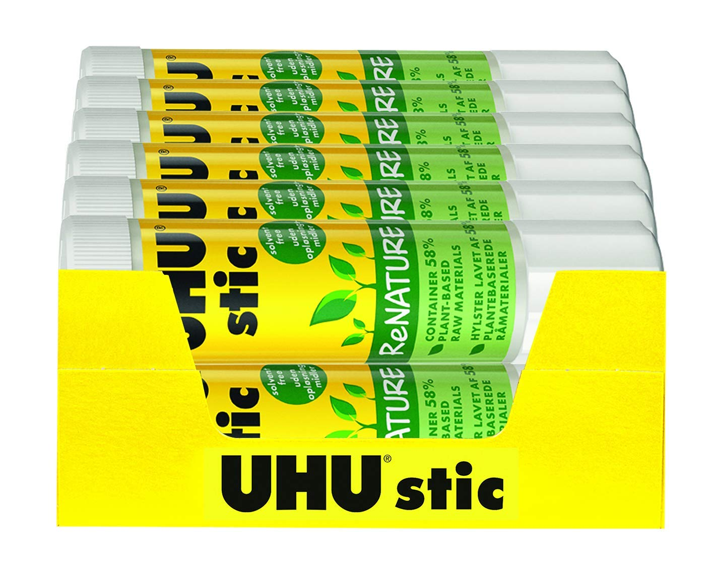 UHU Solvent Free Carded Glue Stick 21 G, (33-50190)