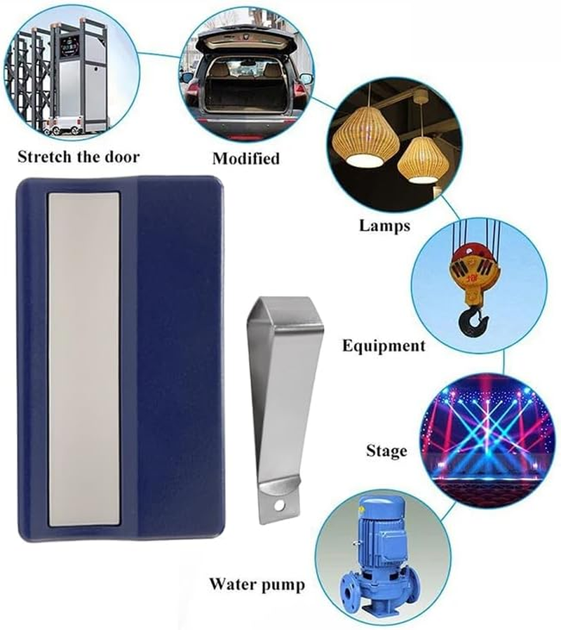 Radio Remote Control for Garage Door, Compatible with Chamberlain Liftmaster 4335E, 433, 92 Mhz, Telecommand Handheld Transmitter Suitable for 4330E, 4332E, 4333E, 4335E 1 Tsuck image number 2