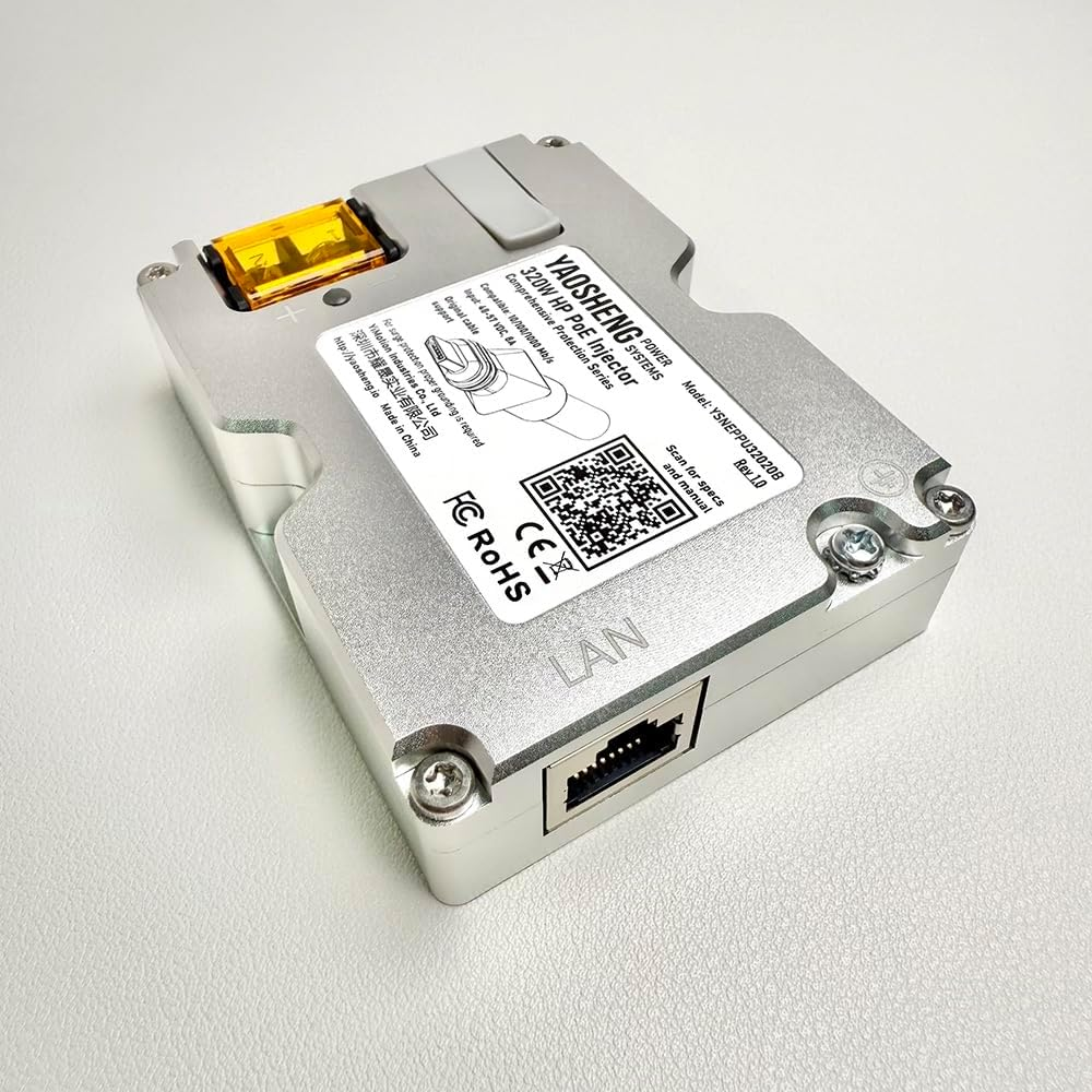 YAOSHENG 320W Poe Injector for Starlink HP (Starlink High Performance) image number 2