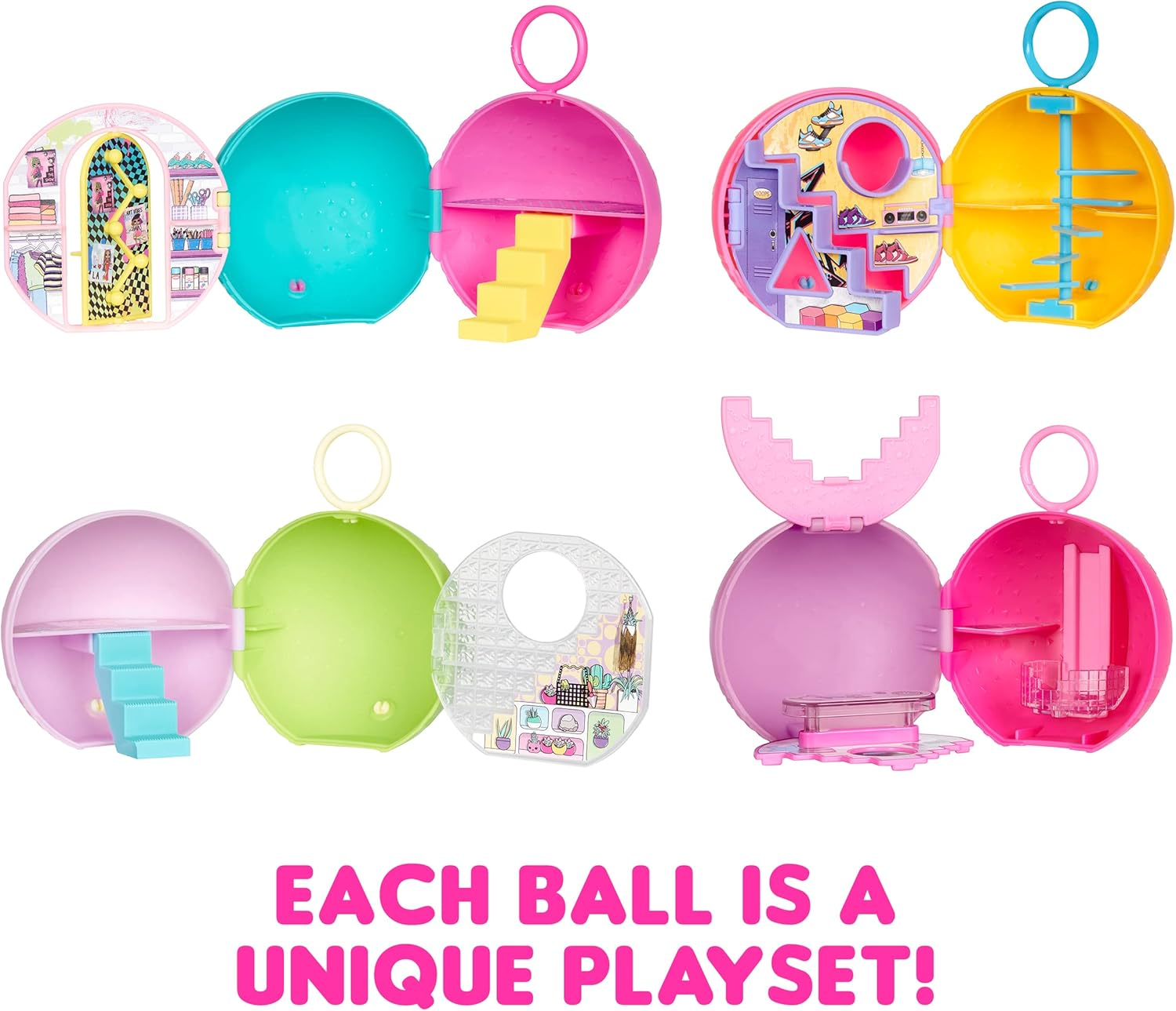 L.O.L. Surprise! Mini Family - RANDOM ASSORTMENT - Ball Playset Includes 3 Mini Tween Collectible Dolls and Surprises - for Kids Ages 4+ image number 5