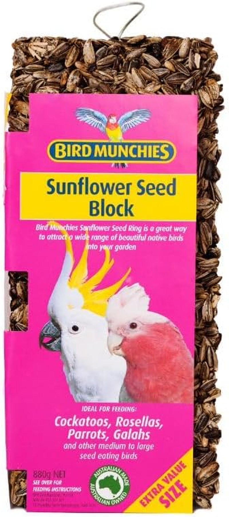 Bird Munchies Sunflower Seed Block 880 G