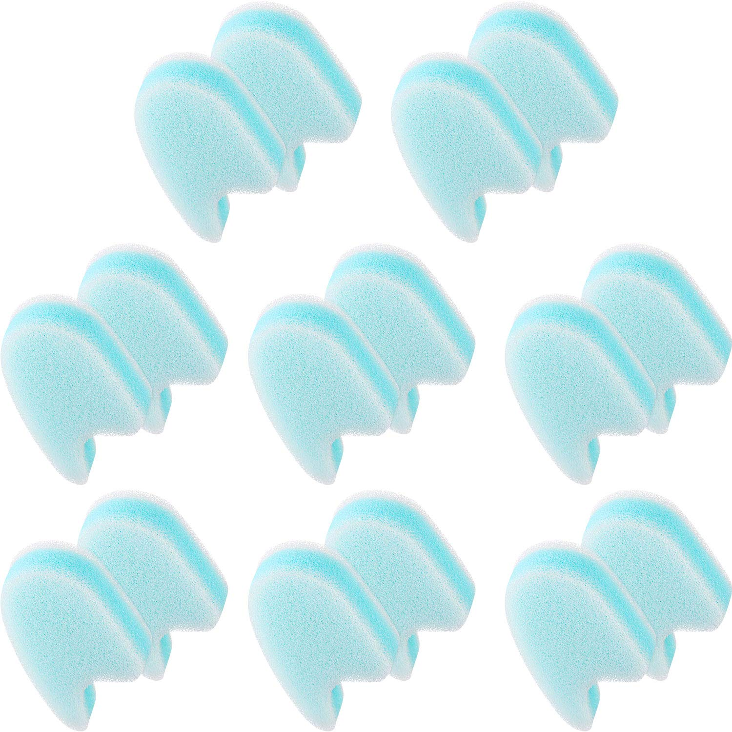 16 Pieces Foam Toe Spacers 3 Layer Toe Separators Toe Stretcher Divider for Align Toes Relief Friction Hammer Toes Overlapping Toes and Prevent Corns image number 2