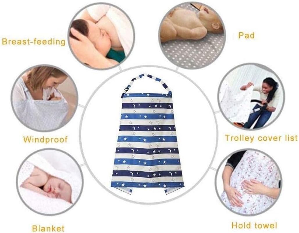 Nursing Cover with D-Ring Strap, Multifunction Baby Breastfeeding Nursing Cover Scarf Maternity Generous Blanket Mother Nursing Apron Full Coverage Adjustable Strap - Trendy & Lightweight, 100CM X 70CM - Cactus image number 7