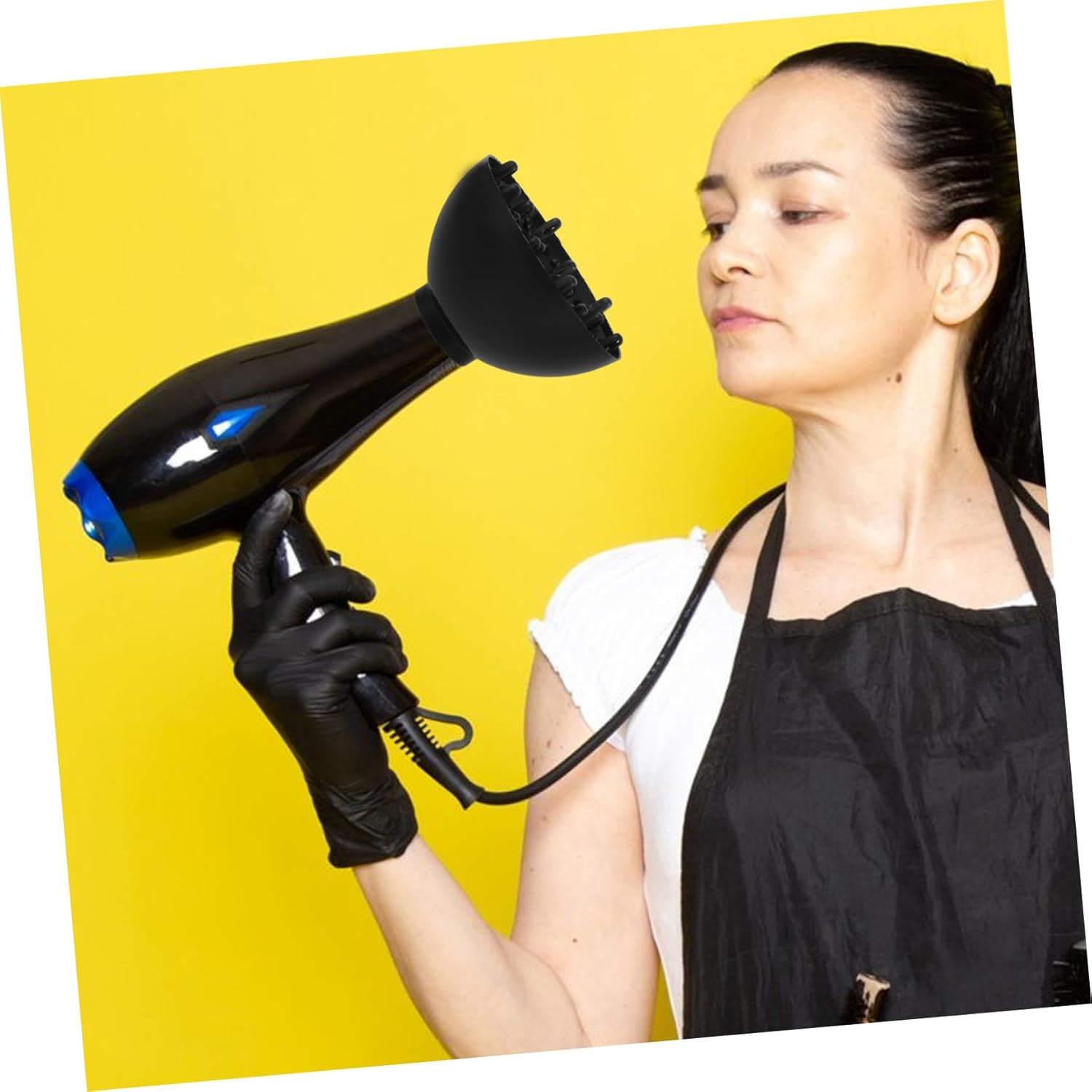 Minkissy Hair Dryer Diffuser Attachment 2Pcs Universal Hair Diffuser Compatible 4-4.8Cm Nozzle Travel Friendly Easy to Use image number 1