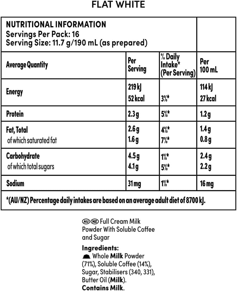 Nescafe Dolce Gusto Flat White Coffee Capsules Box of 16 Servings (Pack of 3) image number 1