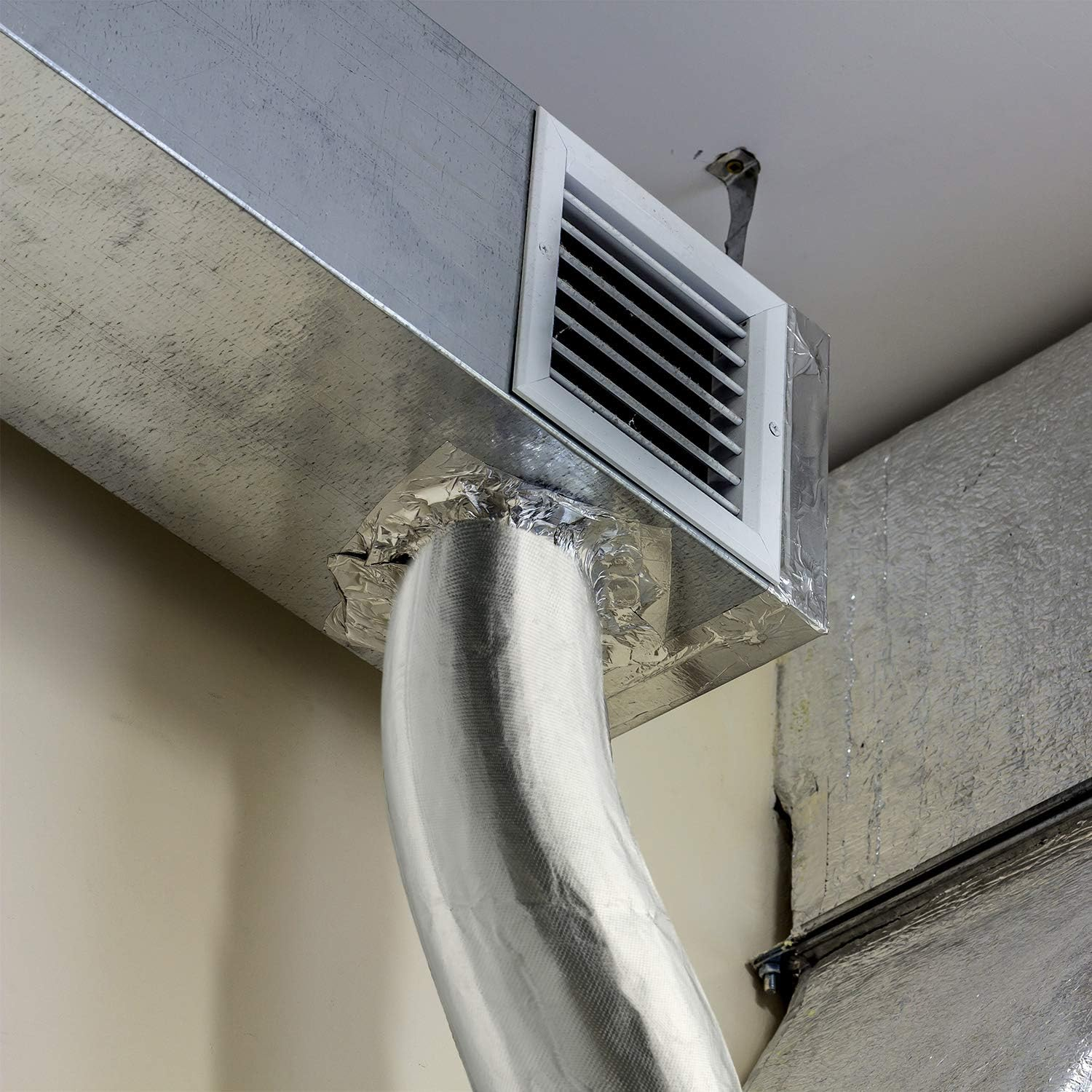 BBTO Heat Reflective Sheet Adhesive Backed Aluminized Fiberglass Heat Shield Tape Protection Barrier Heat Shield Resistant Material for Hose and Auto Use Heat Insulation Sheet(Silver, 12 X 60 Inch) image number 2