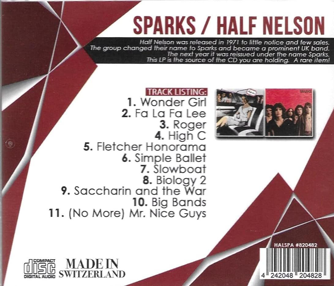 Sparks / Half Nelson - Early Lp image number 1