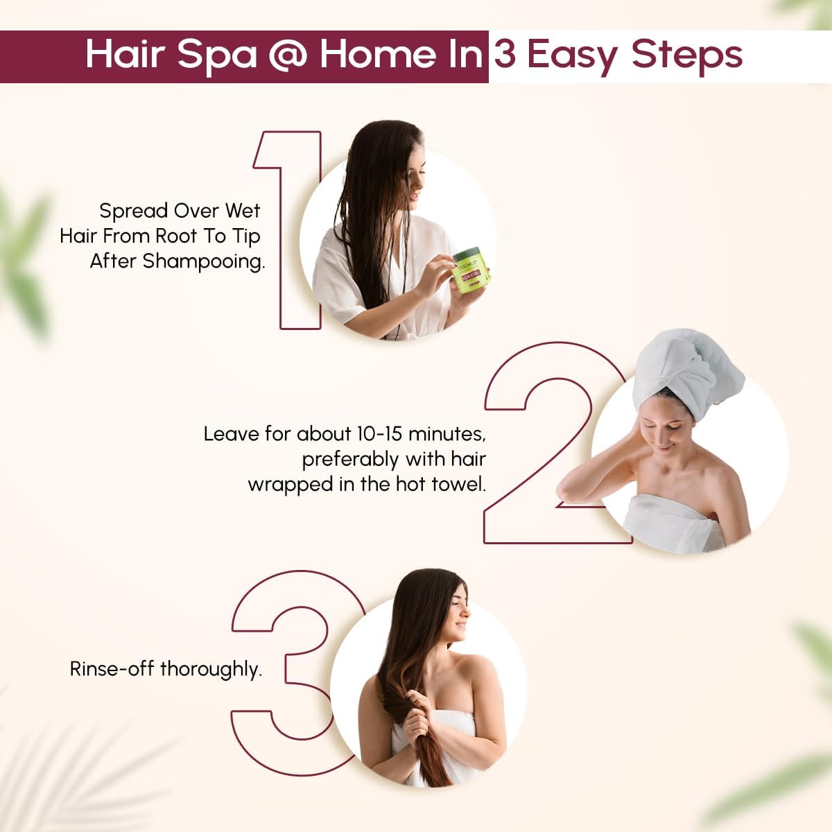 Trichup Keratin Hair Mask 500Ml - for Intense Damaged Hair Repair - Salon like Hair Spa at Your Home - for Dry & Damaged Hair image number 5