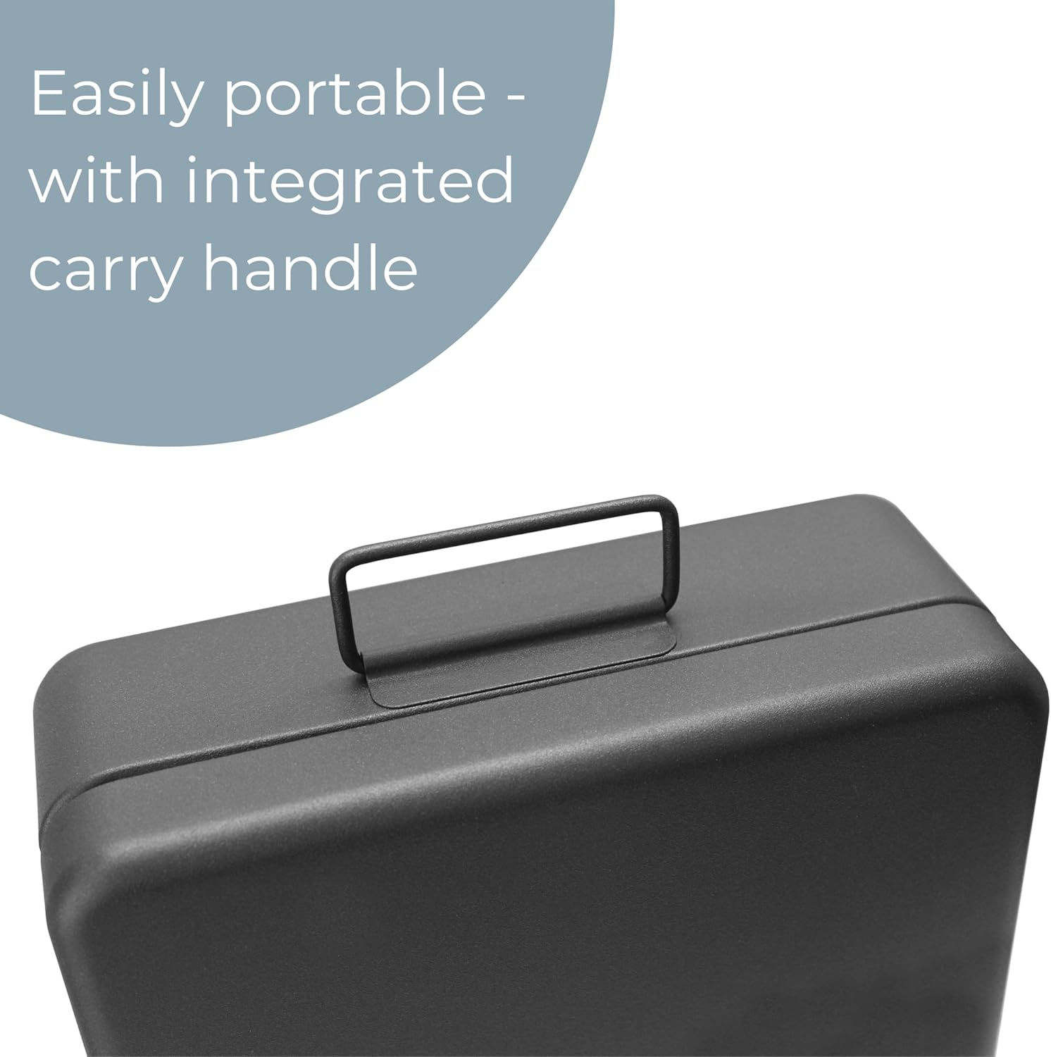 Cathedral Products 12 Inch Black Lockable Security Box with Bolt down Kit image number 5