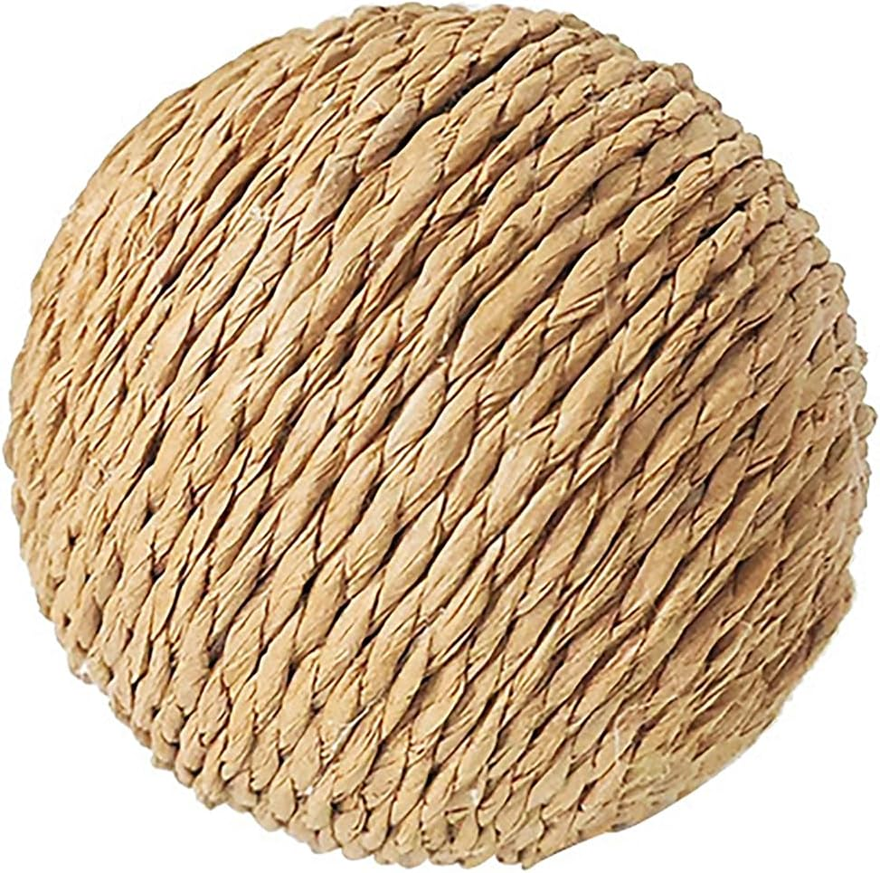 Extra Large 10CM Sisal Cat Ball Toy (Beige) image number 3