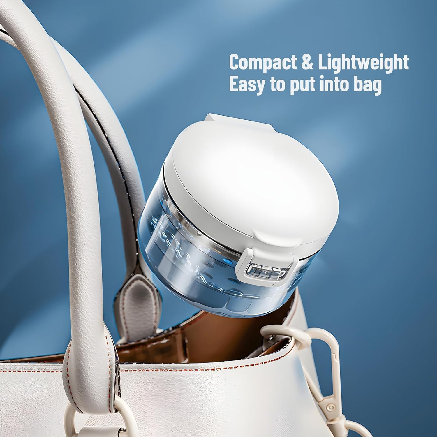 Denture Bath Box with Strainer Basket, 1 Pcs Clear Denture Case for Cleaning and Storage, Retainer Braces Aligner Soak Container, Portable Travel Cup with Drain Tray, White image number 3