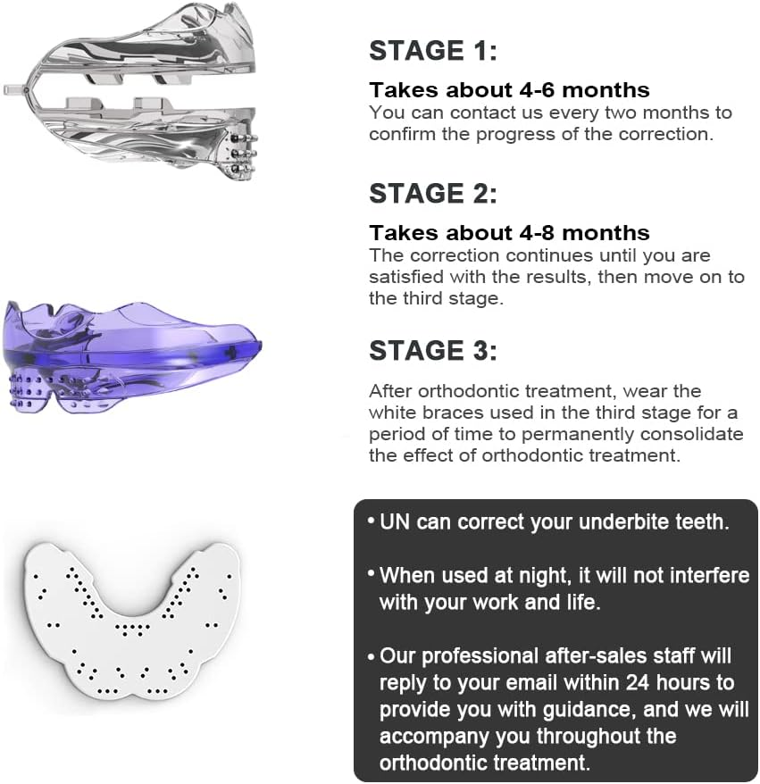KOHEEL UN Teeth Braces for Underbite and Open Bite, Bring You a Confident Smile (1 Pack) image number 3