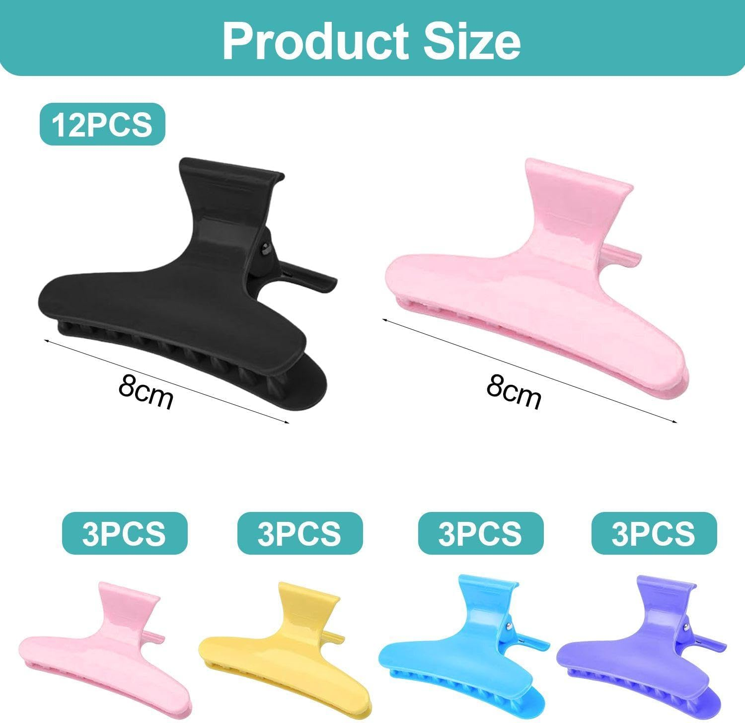 24 Multi-Style Hair Pins, Fashion Hair Clips, Exquisite Butterfly Back Clips, Hairdressing Tools, Daily Trip Accessories image number 3