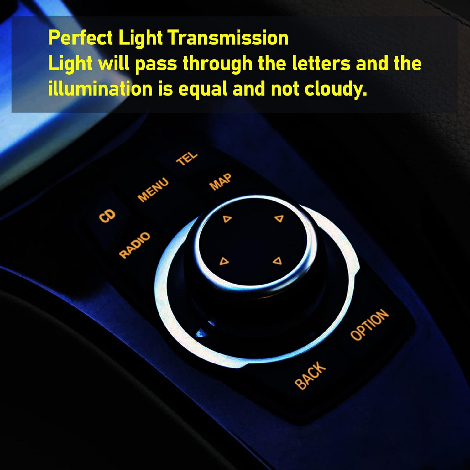 Jaronx Compatible with BMW Idrive Buttons, for BMW Idrive Controller Knob Multimedia Button Replacment for 1' E81 E82 E88/3' E90 E92 E93/5' E60 E61/6' E63 E64/X1 E84/X5 E70/X6 E71 (8PCS Set) image number 1