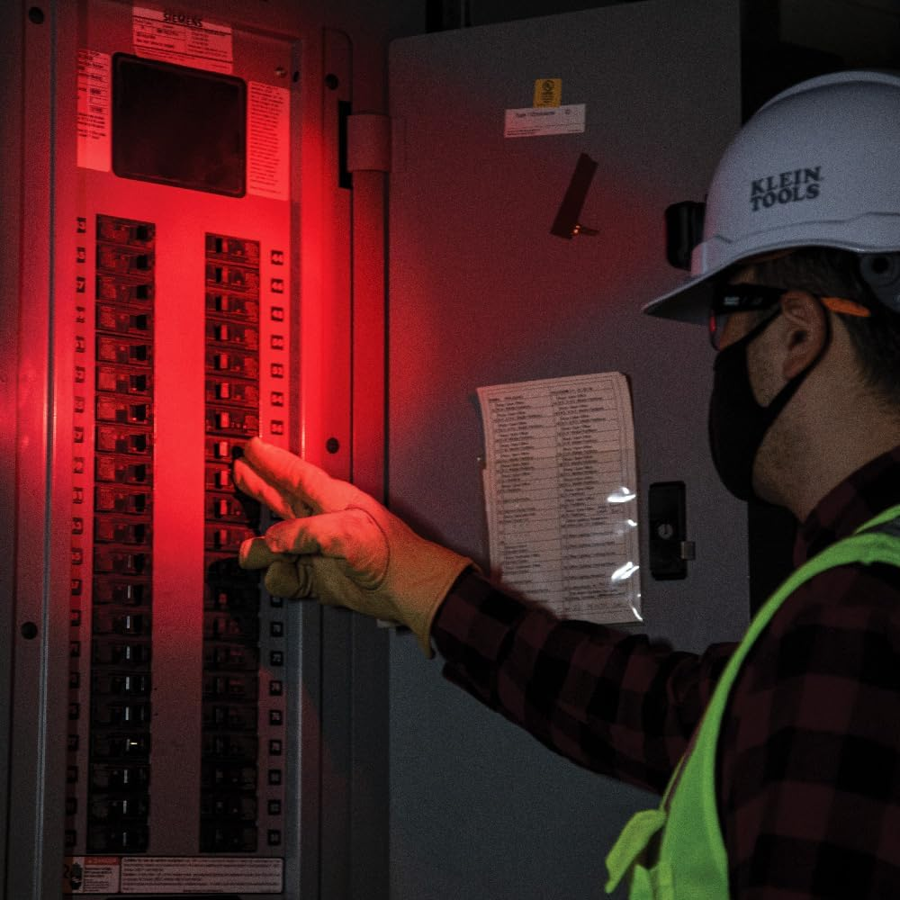 Klein Tools A-56414 Rechargeable 2-Color LED Headlamp image number 1