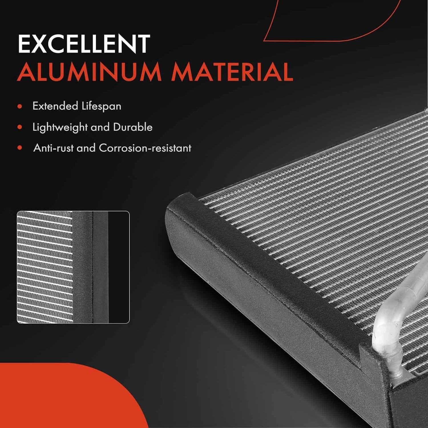 A-Premium A/C Evaporator Core Compatible with Mitsubishi Lancer 2008-2017, Outlander 2007-2013, Outlander Sport 2011-2012, RVR 2011-2012 image number 5