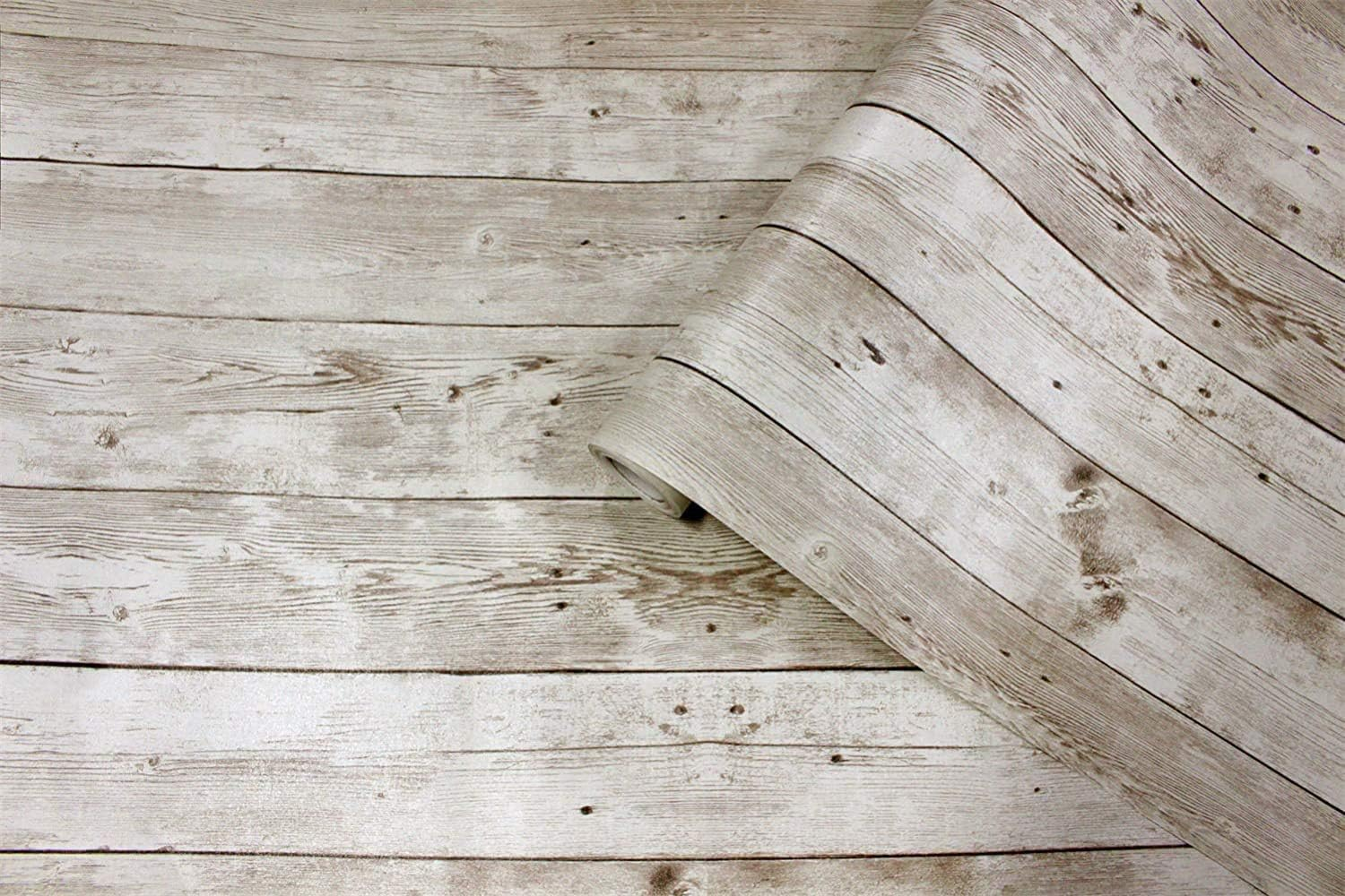 JLHOUSE AU11497 Peel and Stick Wood Wallpaper Vinyl Stickers Removable Easy to Clean1.48Ft * 9.84Ft /Roll image number 3