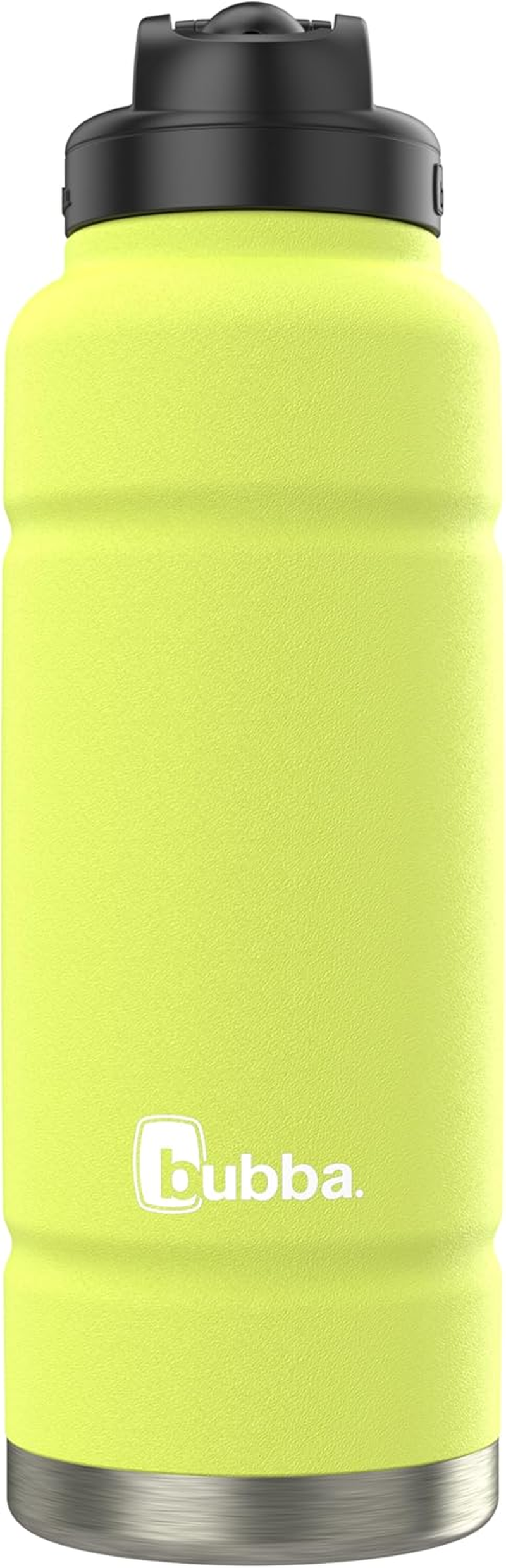 Bubba Trailblazer Insulated Stainless Steel Water Bottle with Straw Lid, 40Oz, Limelight Powder Coat