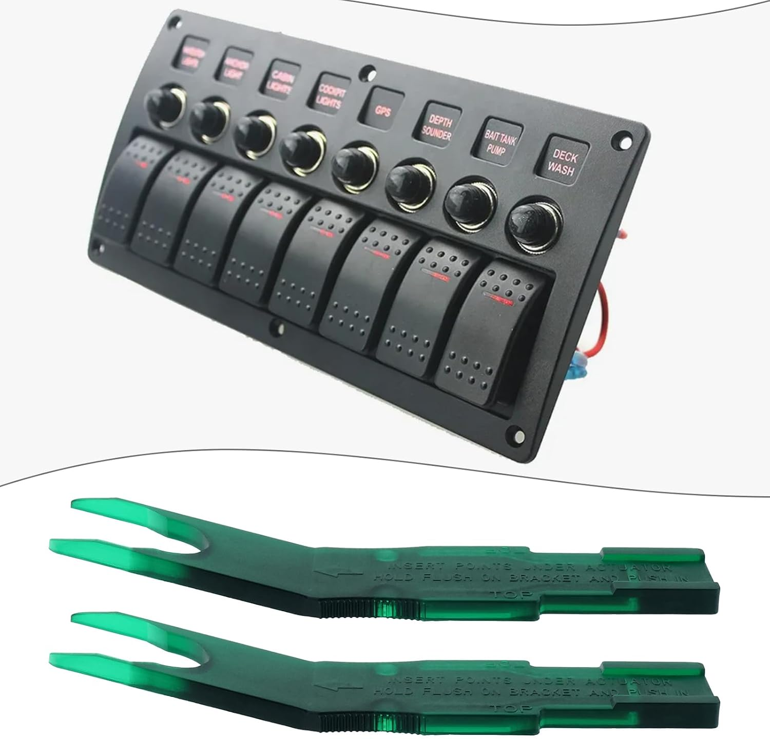 2Pcs Rocker Switch Panel Actuator Removal Tool Compatible with Carling Contura ARB image number 2