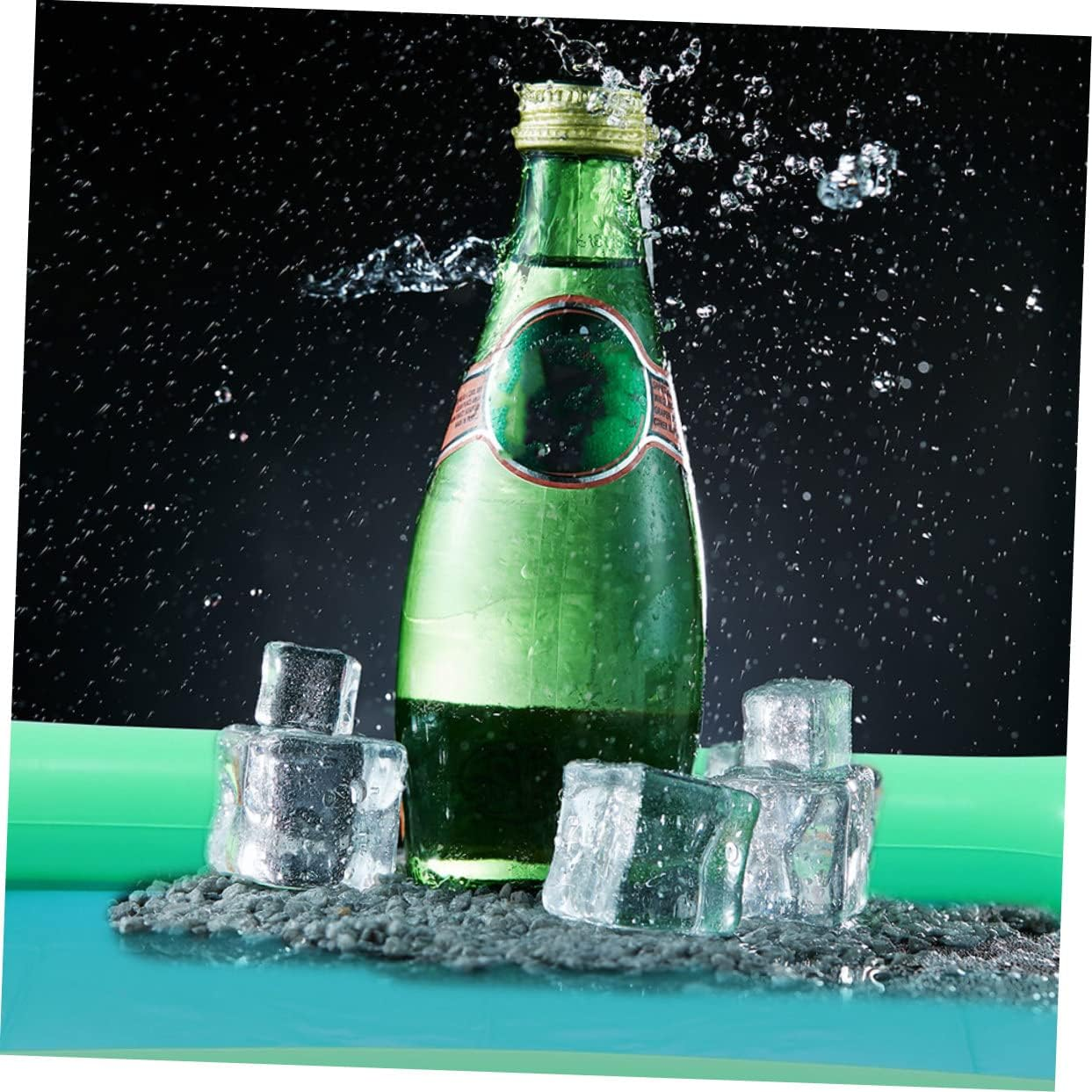 6Pcs Inflatable Ice Serving Bars Pool Party Supply Floating Tray for Beverage Storage for Swimming Pool Drink Holder Random Color image number 5