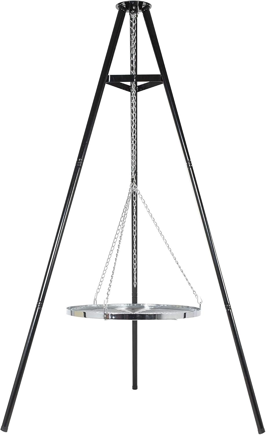 La Hacienda 55578 Tripod Grill, Steel, Black image number 1