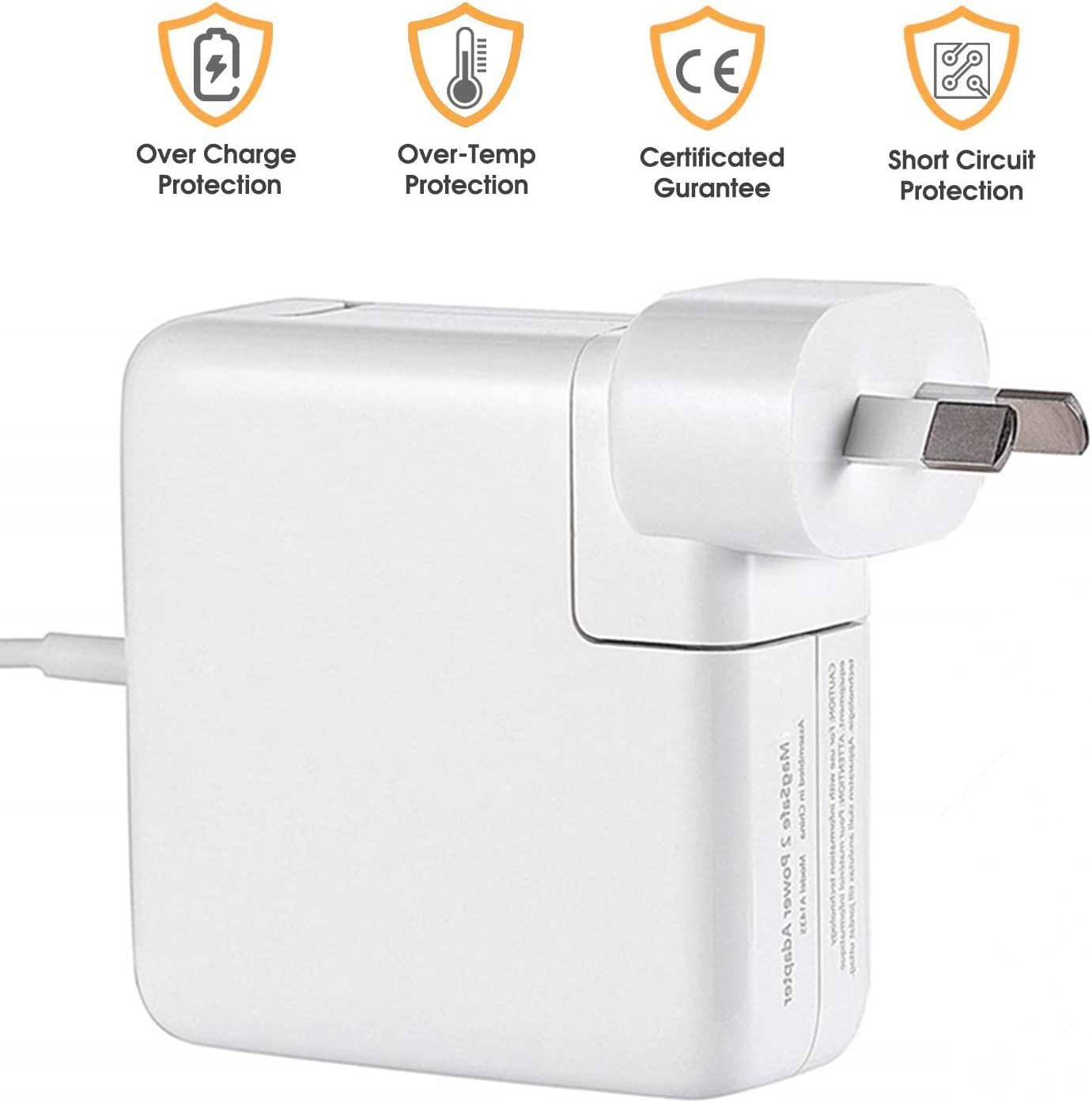 Compatible with Mac Book Air Charger,45W T-Tip Power Adapter Mag Safe 2 Connector Suitable for Mac Book Air 11-Inch and 13-Inch after Mid 2012, 2013, 2014, 2015, 2017, 2018 Models A1436