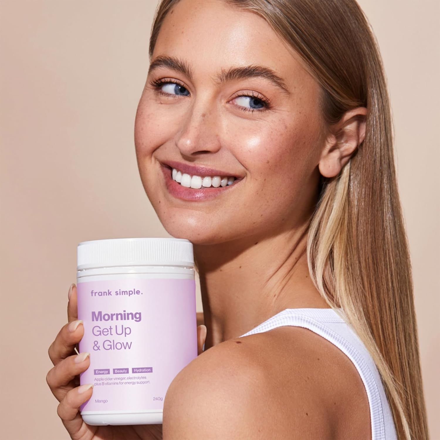 Frank Simple Morning Get up and Glow Energy Powder 240 G image number 2