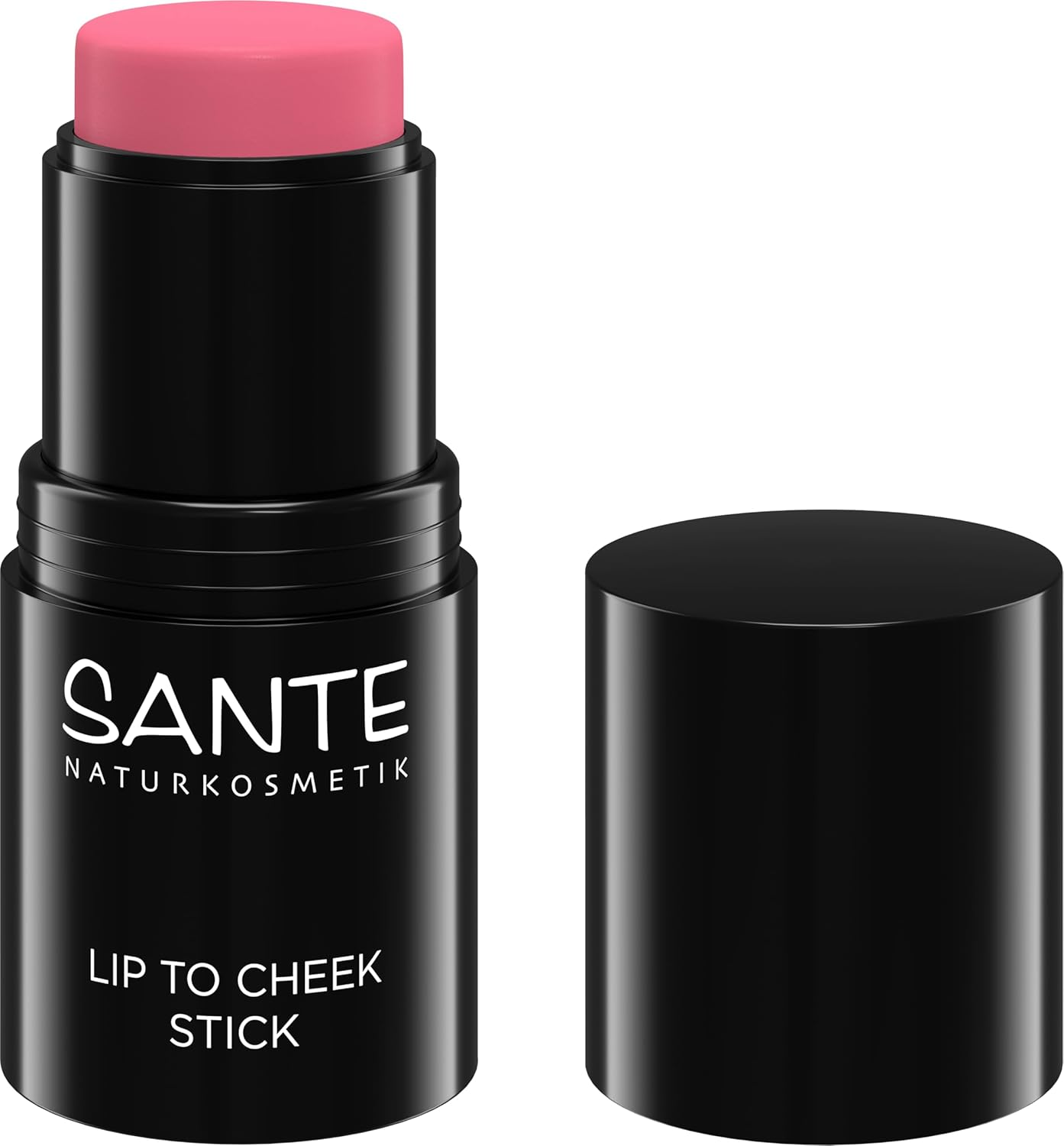 SANTE Naturkosmetik Lip to Cheek Stick 01 Rose Blush, All-Rounder for a Natural, Radiant Complexion on Cheeks, Lips & Brows, Delicate Rose Colour, Natrue Certified Natural Cosmetics, 6 G image number 1
