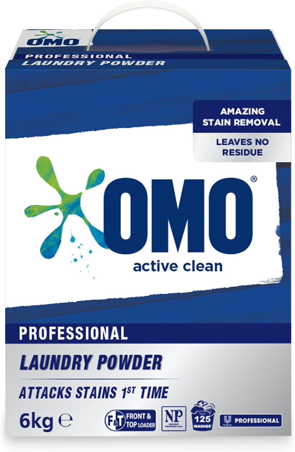OMO PRO Laundry Powder Detergent &ndash; Unscented, Effective on Stains, Gentle on Skin, 6Kg for White & Colored Fabrics image number 3
