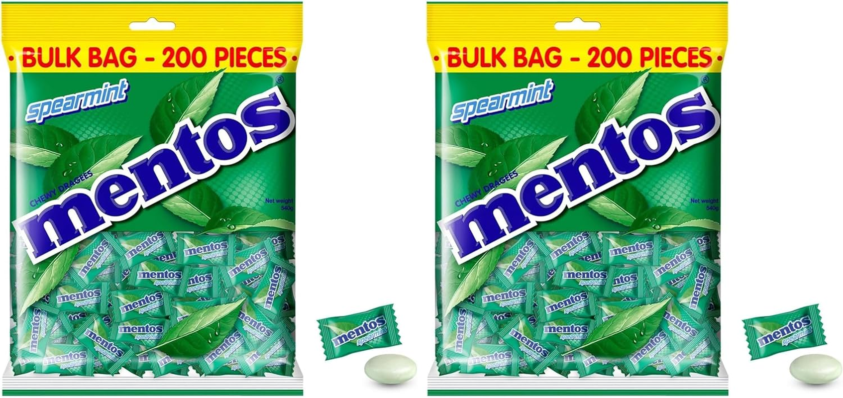 Mentos Fruit Candy Pillowpack, Classic Mix of Fruity Flavours, 540G image number 3