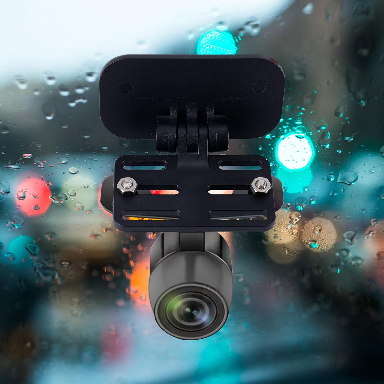 NQEUEPN 2Pcs Rear Camera Holder Set, Adjustable Windshield Mount for Camera Devices, Compatible with Automobile, Easy to Install image number 5