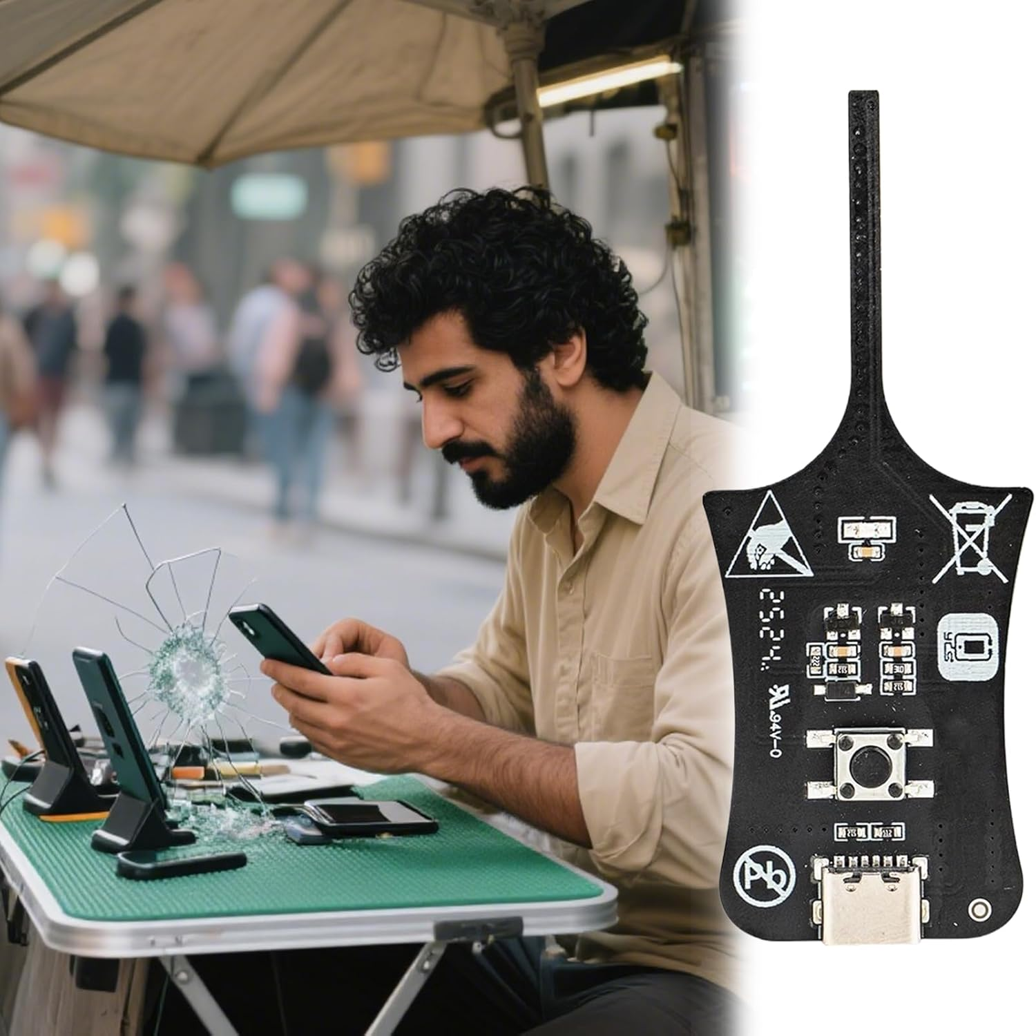 Electronic Motherboard Coil Tester | Motherboard Inductance Tester,Precise Detector for Maintenance Shop Professionals Mobile Phone Repair Beginner image number 2