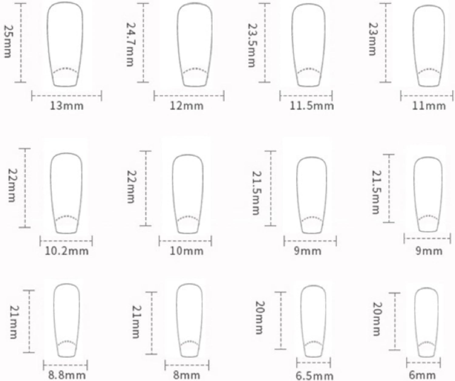 KAVI' S 24Pcs French Tip Stick on Nails Cat Eye Press on Nails Nude Gradient Glitter Fake Nails Ballerina Acrylic False Nails Jerry Glue for Women Girls Nail Art image number 2