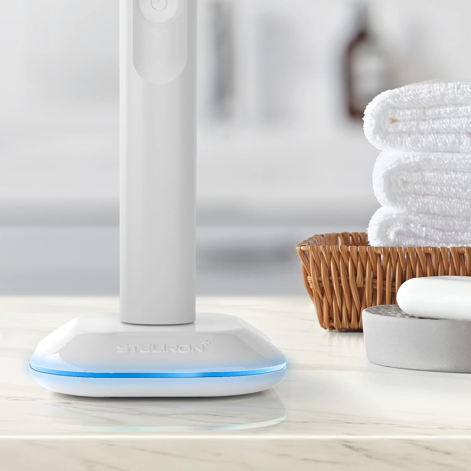 Galvanox Electric Toothbrush Replacement Charger for Braun Oral-B Electric Toothbrushes, Waterproof Inductive Base for Model 3757 - Portable Travel W/Built-In USB Power Cord (LED Charging Indicator) image number 4