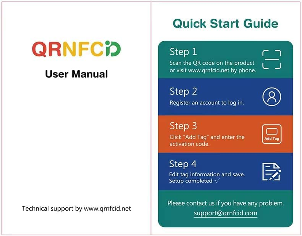 Durable QR Code Pet Dog ID Tag &ndash; Anti-Loss & Editable Pet Information (Black)