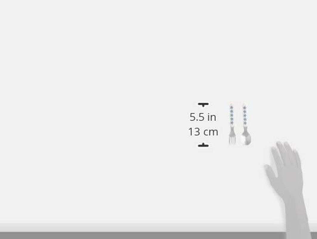 Bunnykins TTAT/B08D Spoon and Fork, Shining Stars Design image number 2