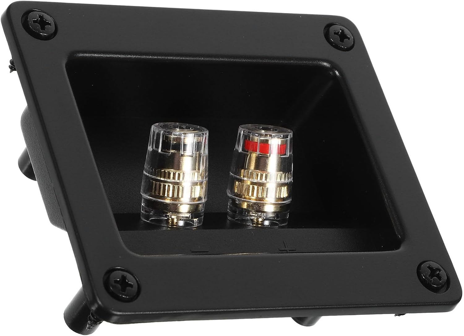 Vaguelly Junction Box 2-Way Speaker Wall Plate Loudspeaker Connector Terminal Cup Sound Equipment Accessory for Home Audio Systems image number 3