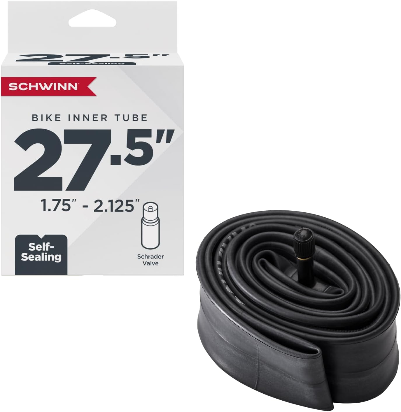 Schwinn Replacement Bike Tube Schrader Valve, Standard and Self Sealing Options, Multiple Sizes image number 6