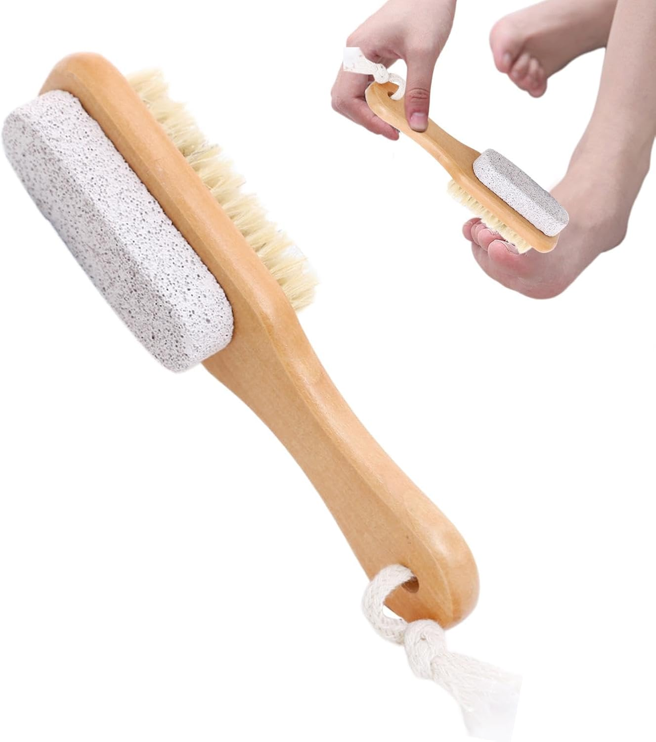 Foot Scrubber in Shower | Soft Dual-Function Shower Foot Scrubber,Efficient Foot Brush, Foot Pumice Stone for Feet, Dead Skin, Callus, Dry Skin Removal